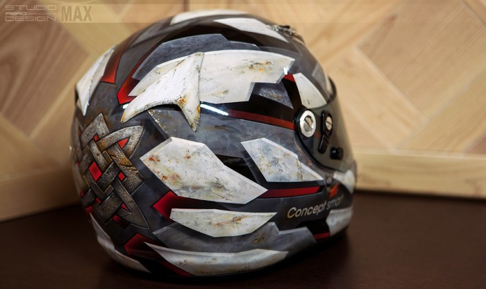 Аэрография на шлеме Arai